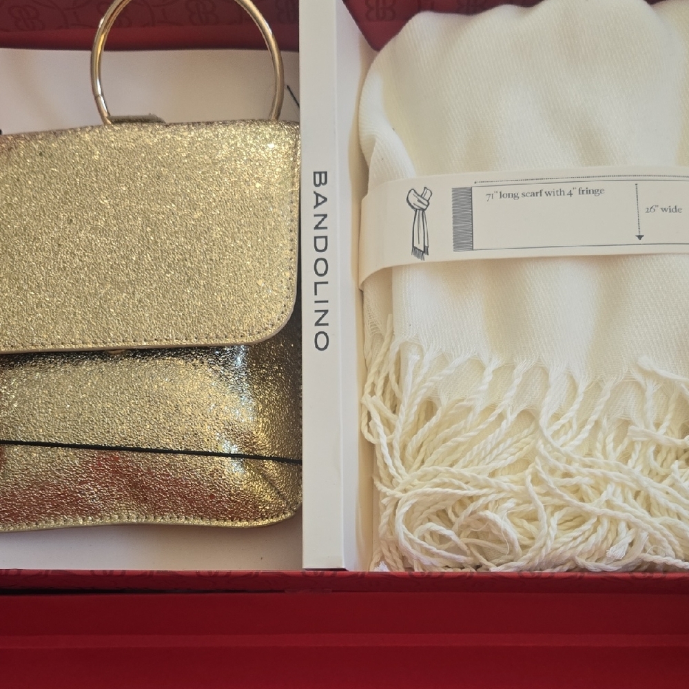 Bandolino Shimmering Gold Mini Bag